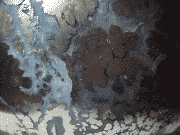 Click to enlarge - Close view of marcasite sphere surface